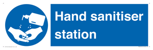 Hand sanitiser station